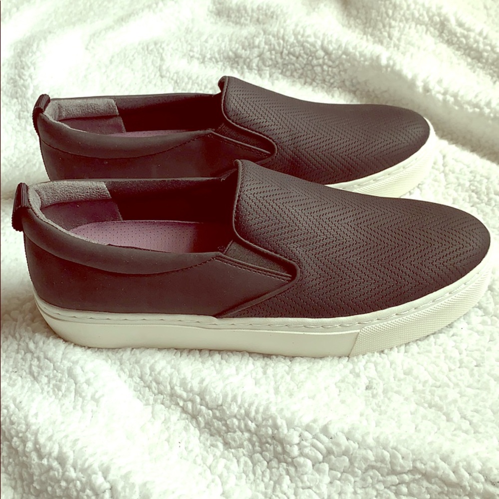 New Dr. Scholls No Bad Day Platform Slip Ons